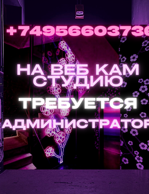Ищем администратора с опытом на веб-кам студию в Москве!